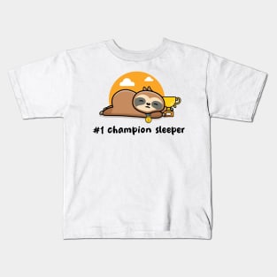#1 Champion Sleeper Kids T-Shirt
